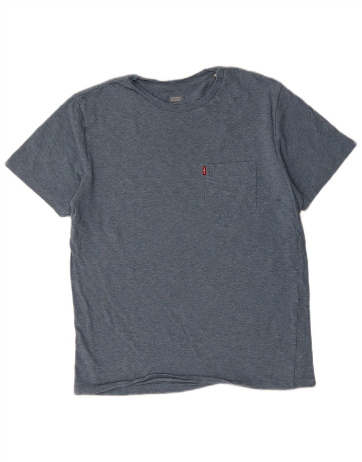 Camiseta masculina padrão LEVI'S pequena azul