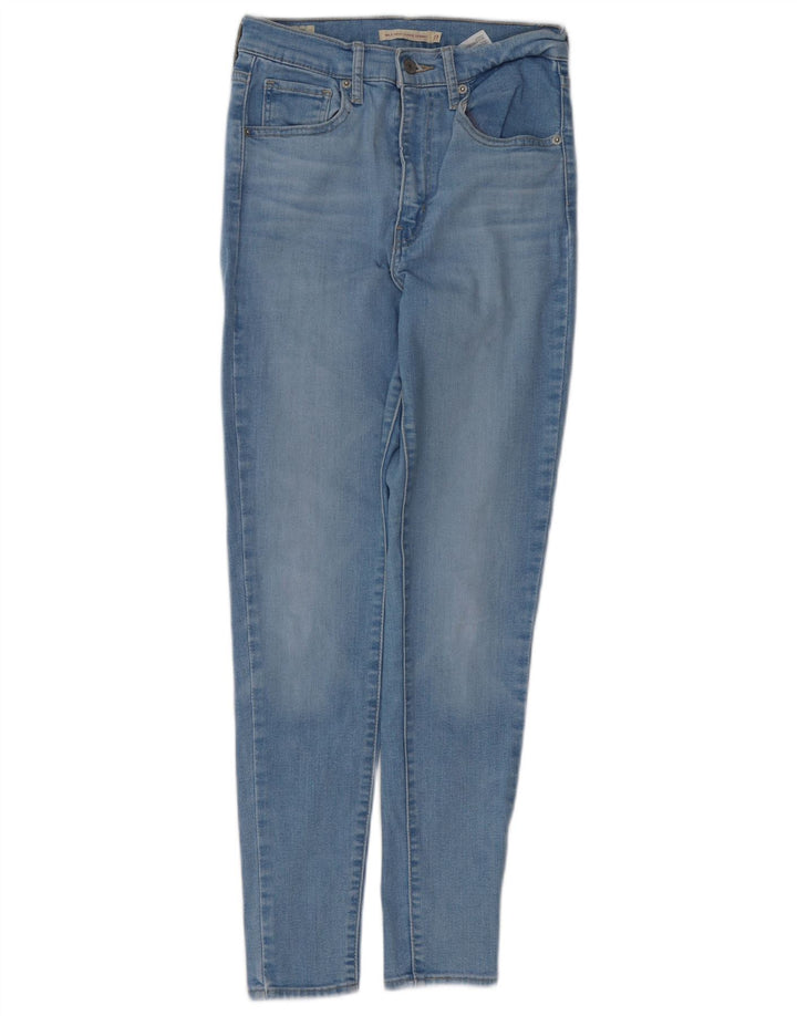 Calça jeans feminina LEVI'S Mile High Super Skinny W27 L28 azul algodão