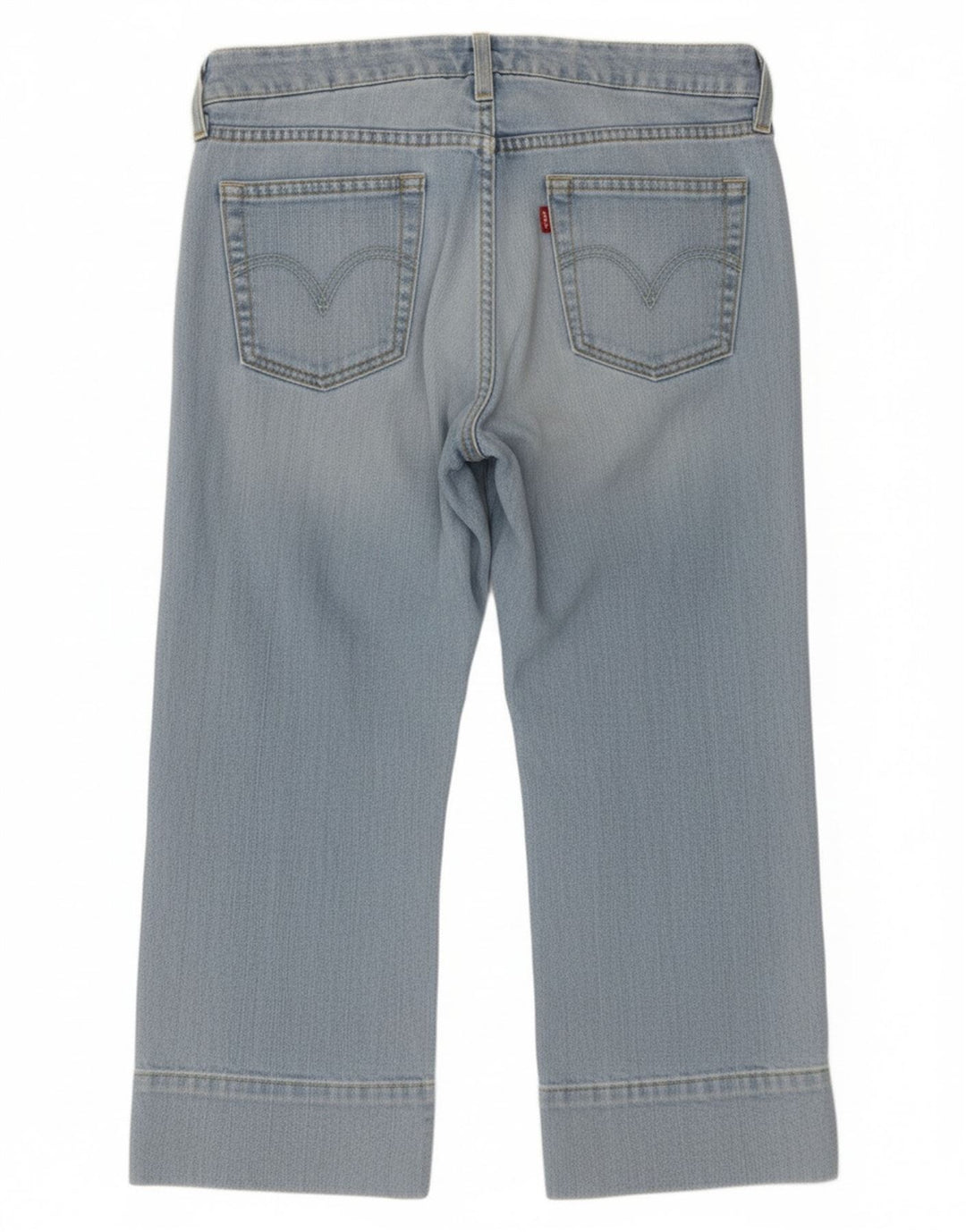 Bermuda jeans feminina Levi's US 9 médio W32 azul Rami