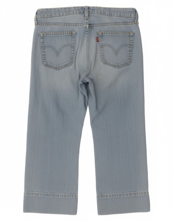 Bermuda jeans feminina Levi's US 9 médio W32 azul Rami
