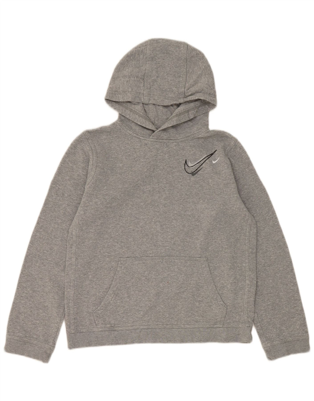 Jumper com capuz Nike Boys 13-14 anos XL cinza