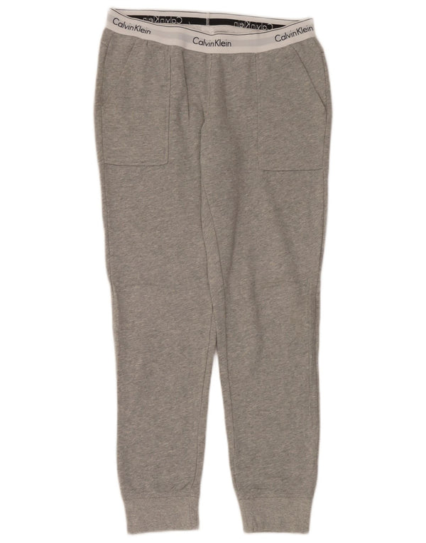 Calvin Klein Calça de treino feminina Joggers UK 14 cinza médio