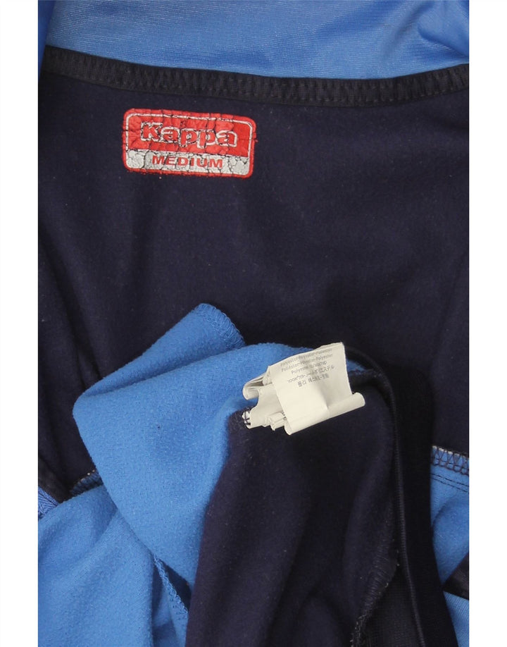 Jaqueta masculina de treino KAPPA médio azul marinho poliéster colorblock