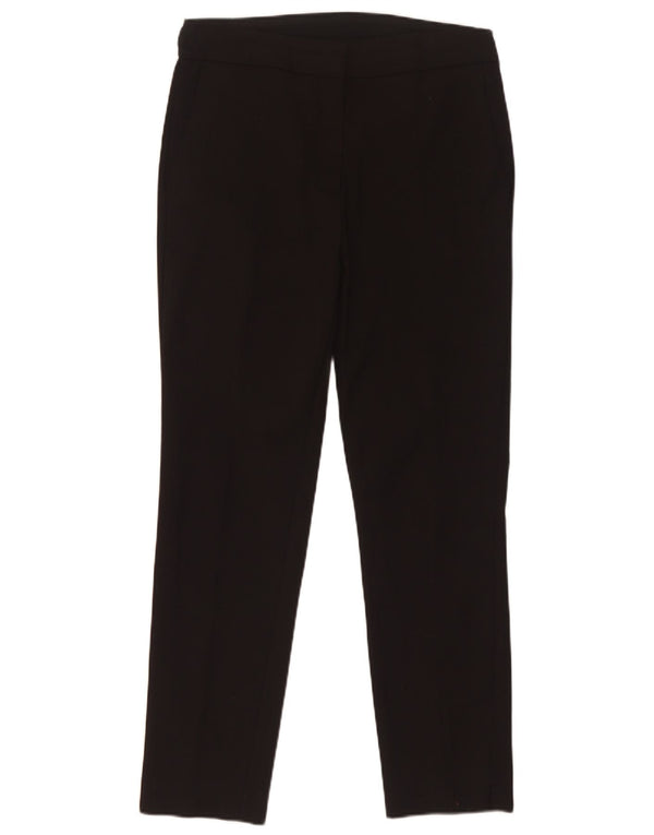 Zara Calça Chino Feminina Slim Grande W30 L28 Algodão Preto