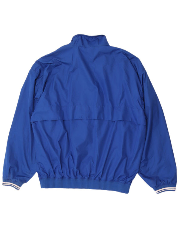 Reebok masculino gráfico pulôver agasalho jaqueta XL azul poliéster
