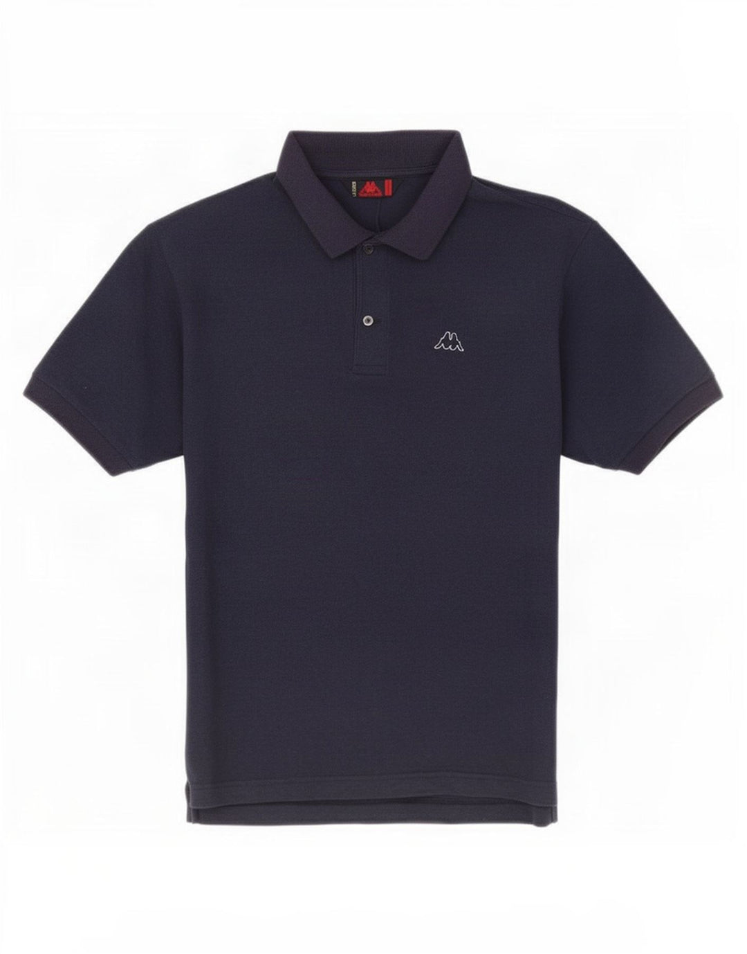 Camisa polo masculina Kappa de algodão azul marinho médio