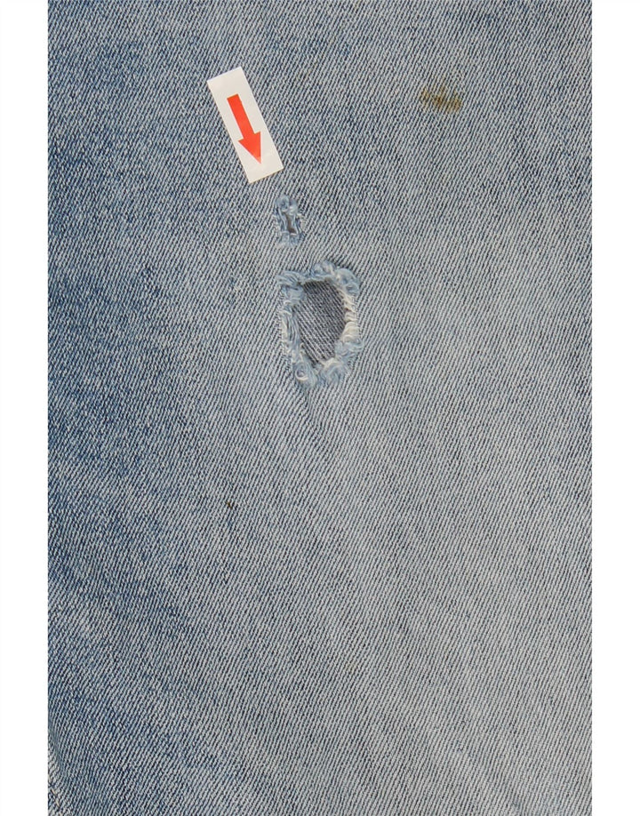 Shorts jeans masculino Marks & Spencer W34 grande algodão azul
