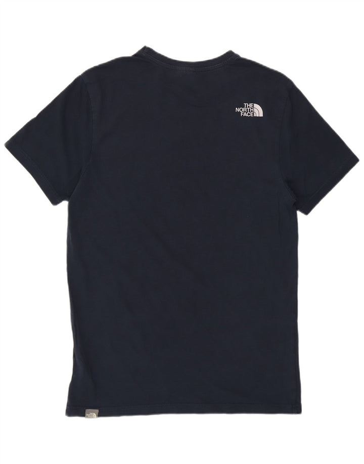 Camiseta masculina The North Face top pequeno algodão azul marinho