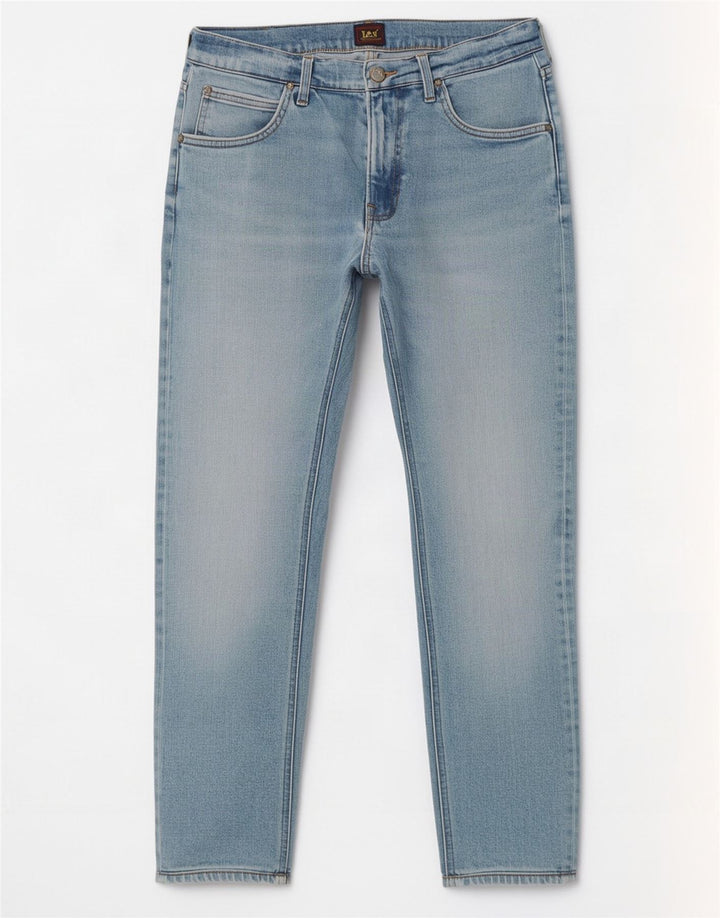 Lee Mens Slim Tapered Jeans W31 L28 Azul Algodão
