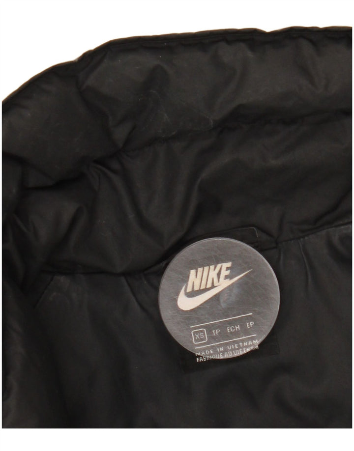 Jaqueta Nike Feminina Oversized Graphic Acolchoada UK 6 XS Poliéster Preto