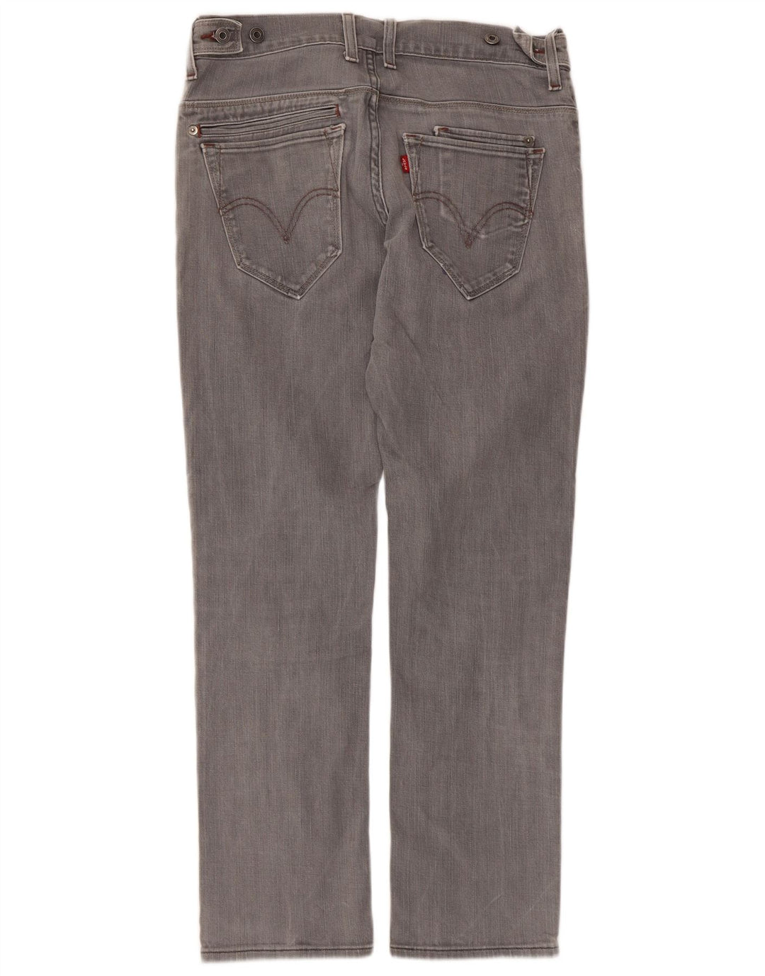 Calça jeans feminina Levi's 511 skinny W33 L30 cinza algodão