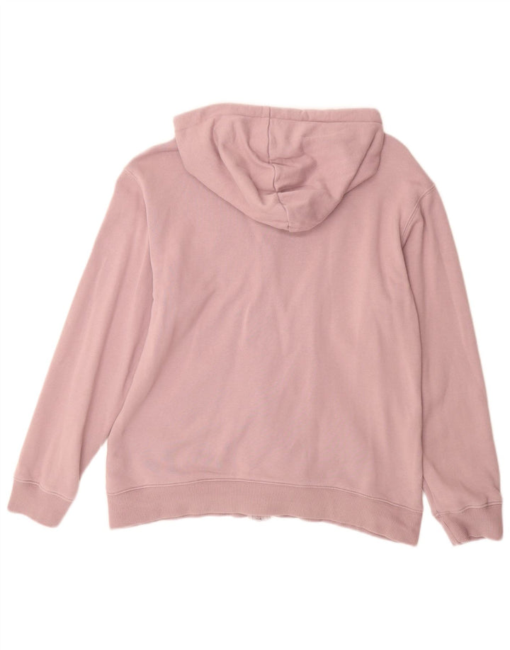 ADIDAS Womens Graphic Full Tracksuit UK 12/14 Médio Roxo Algodão