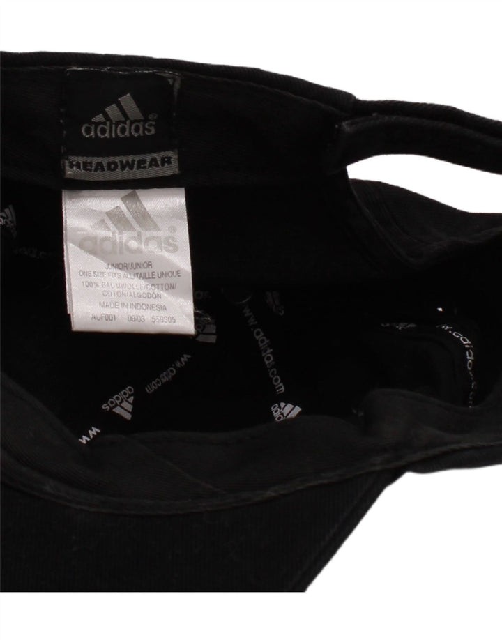 ADIDAS Boys Graphic Baseball Cap One Size Black Cotton Sports
