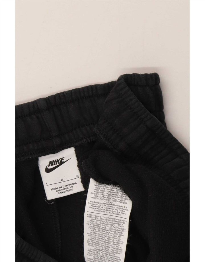 Calça de treino masculina Nike joggers grande algodão cinza