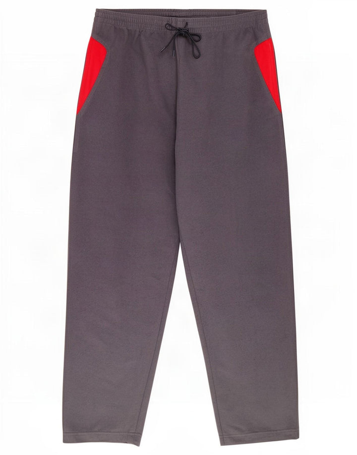 Calça de treino masculina MC Kee XL azul marinho poliéster colorblock