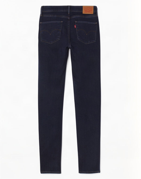 Calça jeans feminina Levi's 721 High Rise Skinny W29 L30 azul marinho algodão