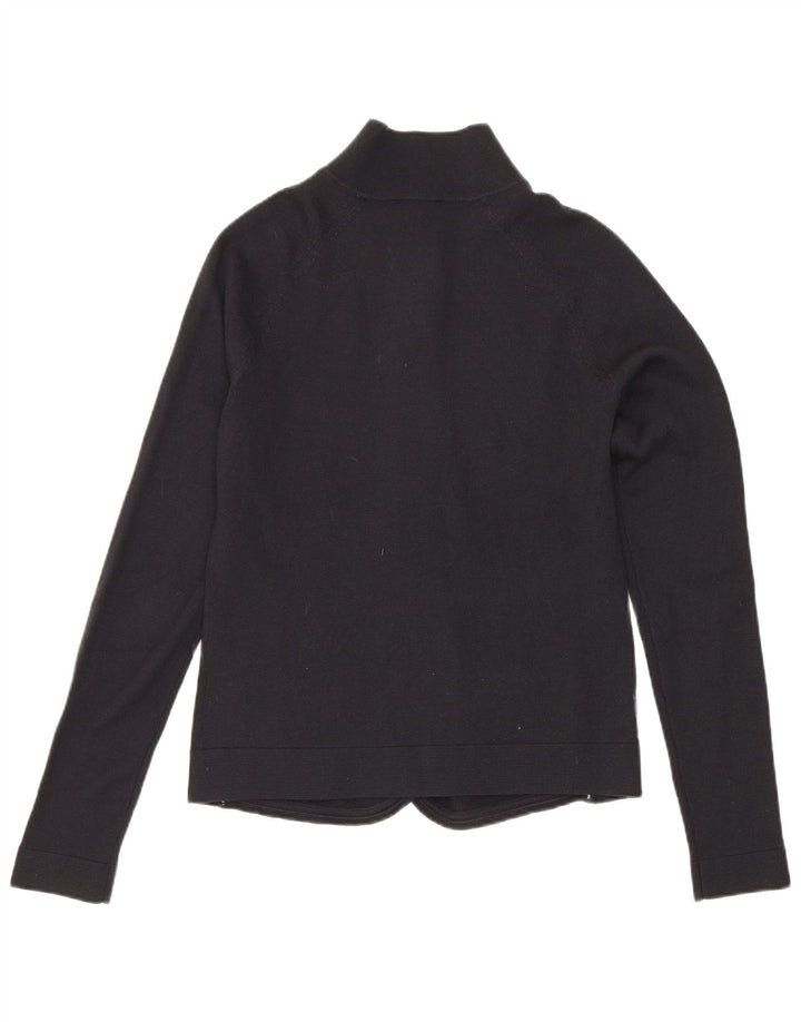 Suéter feminino Armani Jeans crop cardigan IT 40 pequeno preto