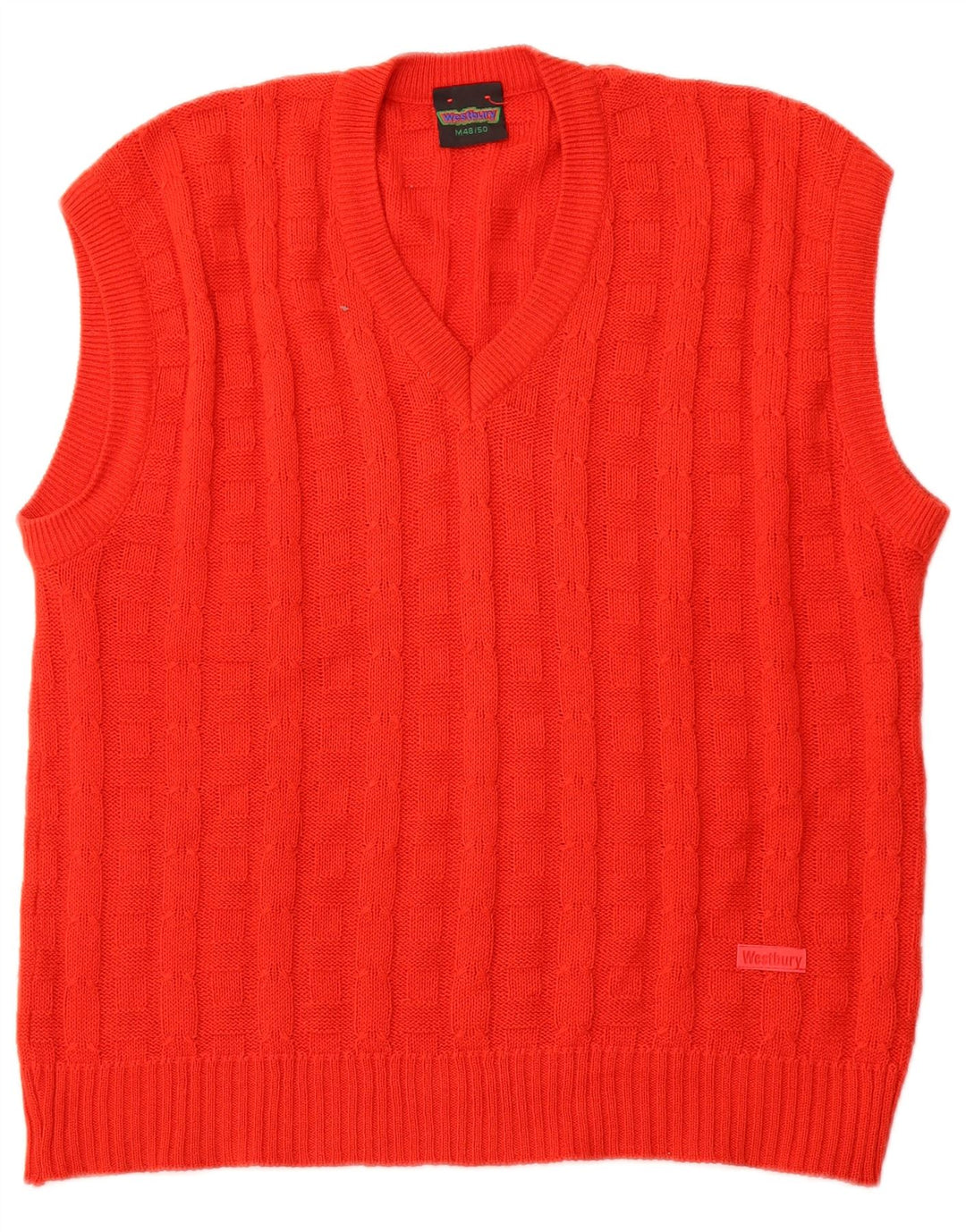 WESTBURY Camiseta masculina colete IT 48/50 vermelho médio