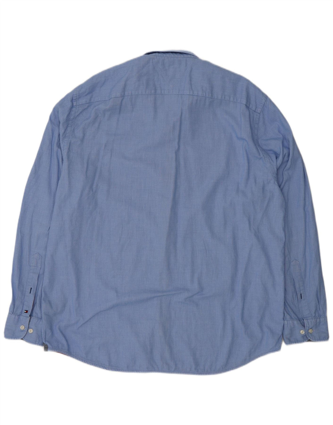 Camisa masculina Tommy Hilfiger 2XL algodão manchado azul