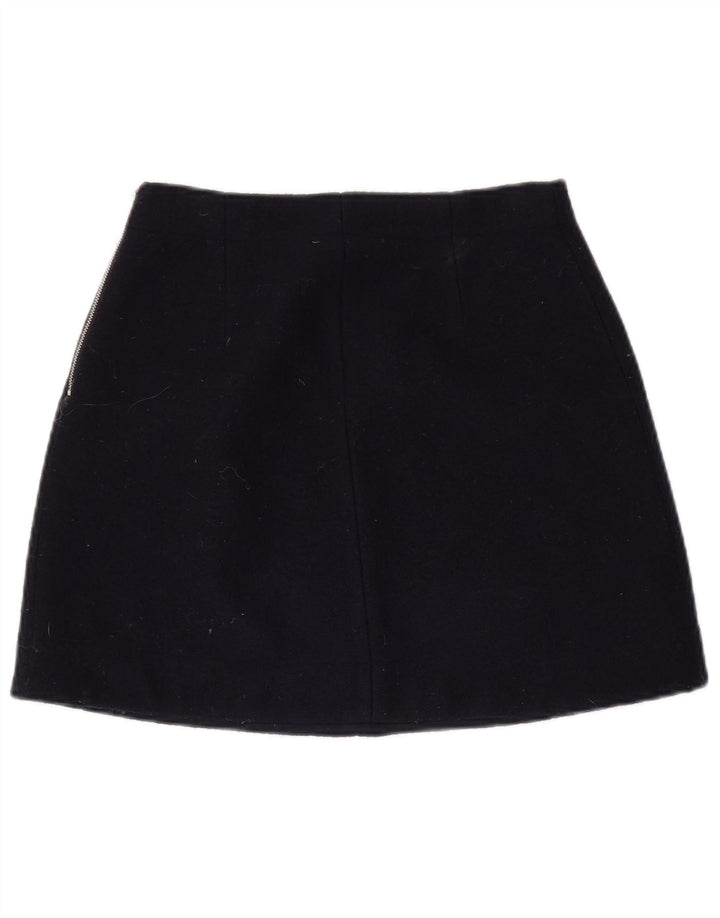 Mini saia feminina COS EU 36 pequena W28 azul marinho