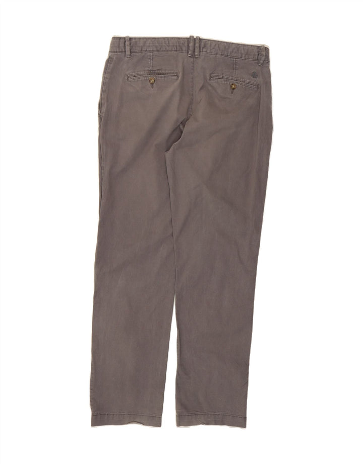 PENGUIN Mens Straight Chino Trousers W34 L30 Grey Cotton Vintage Penguin and Second-Hand Penguin from Messina Hembry 
