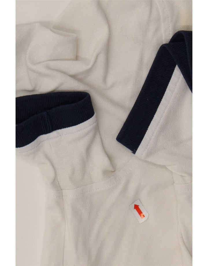 Camisa polo masculina K-WAY média branca