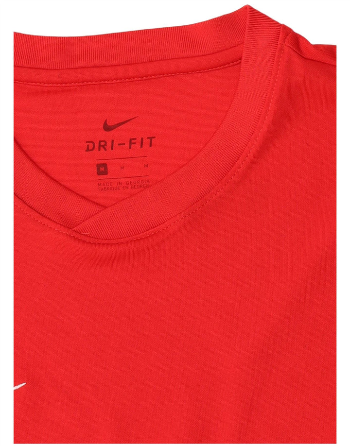 Camiseta Nike Masculina Dri Fit Top Médio Vermelho