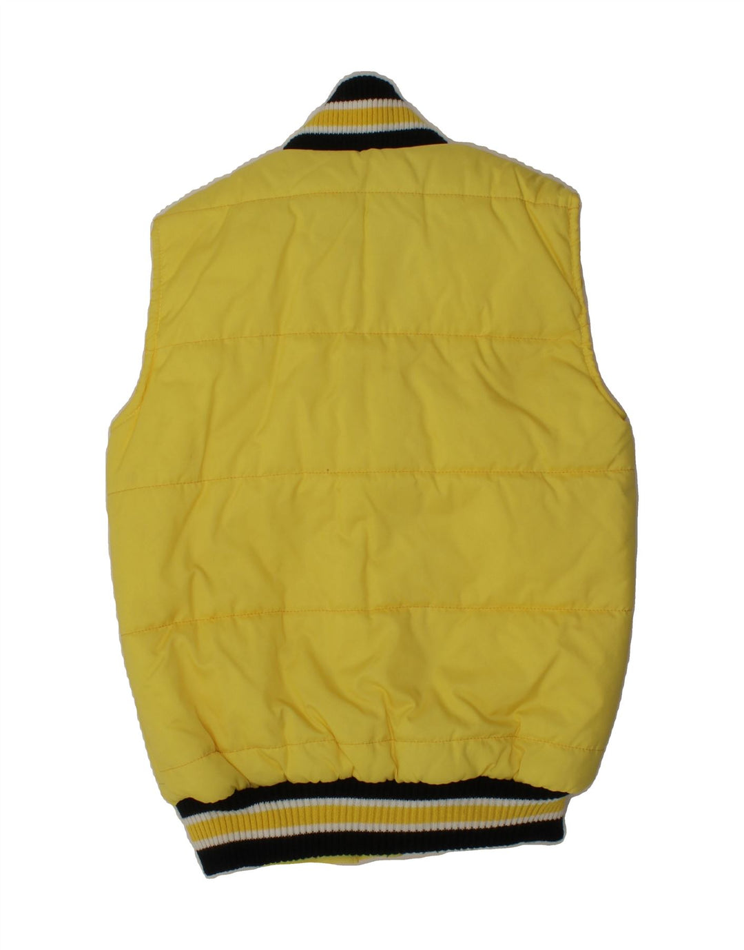 REDSKINS Girls Padded Gilet 9-10 Years Yellow Nylon Vintage Redskins and Second-Hand Redskins from Messina Hembry 
