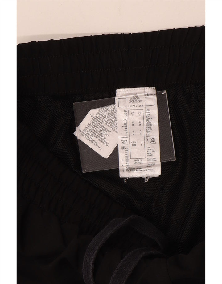 ADIDAS Mens Primegreen Calças de treino Joggers Médio Preto Poliéster