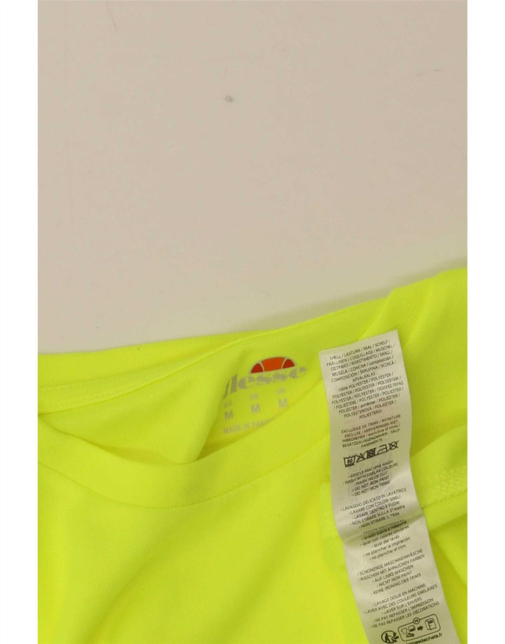 Camiseta masculina Ellesse Top poliéster amarelo médio
