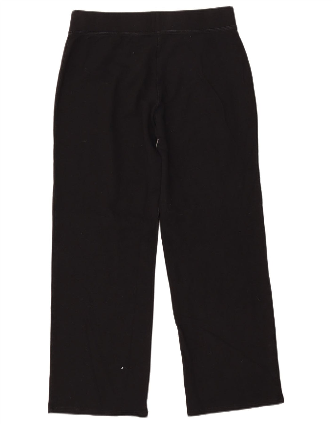Calça de treino feminina Marks & Spencer Reino Unido 12 algodão preto médio