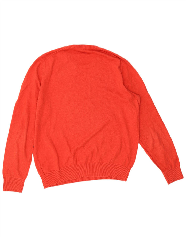 Suéter masculino Gap com gola redonda, grande algodão vermelho