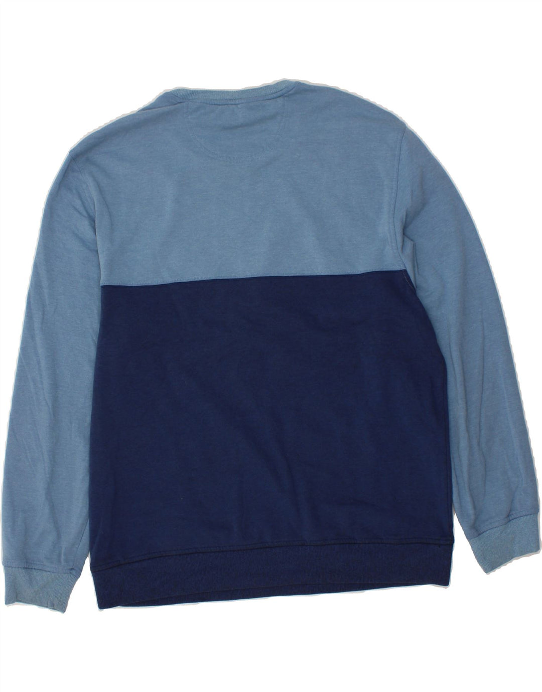 IZOD Mens Sweatshirt Jumper Large Blue Colourblock Vintage Izod and Second-Hand Izod from Messina Hembry 