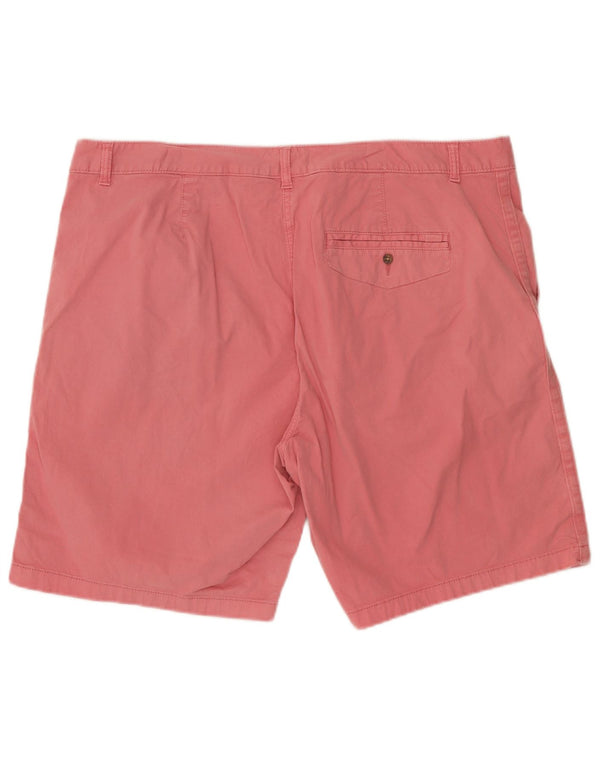 Shorts chino feminino Marks & Spencer UK 20 2XL W40 algodão rosa