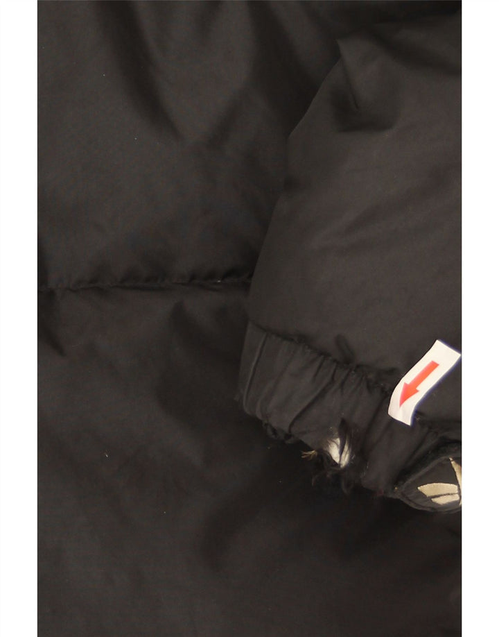 Jaqueta Reebok Masculina Loose Fit Acolchoada UK 38 Médio Preto Nylon
