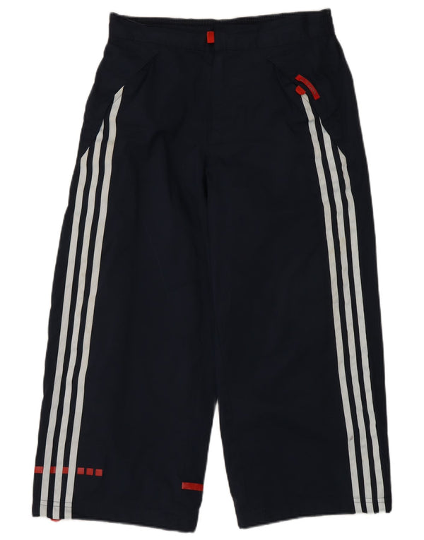 Calças de treino Adidas Boys Capri 13-14 anos azul marinho poliéster