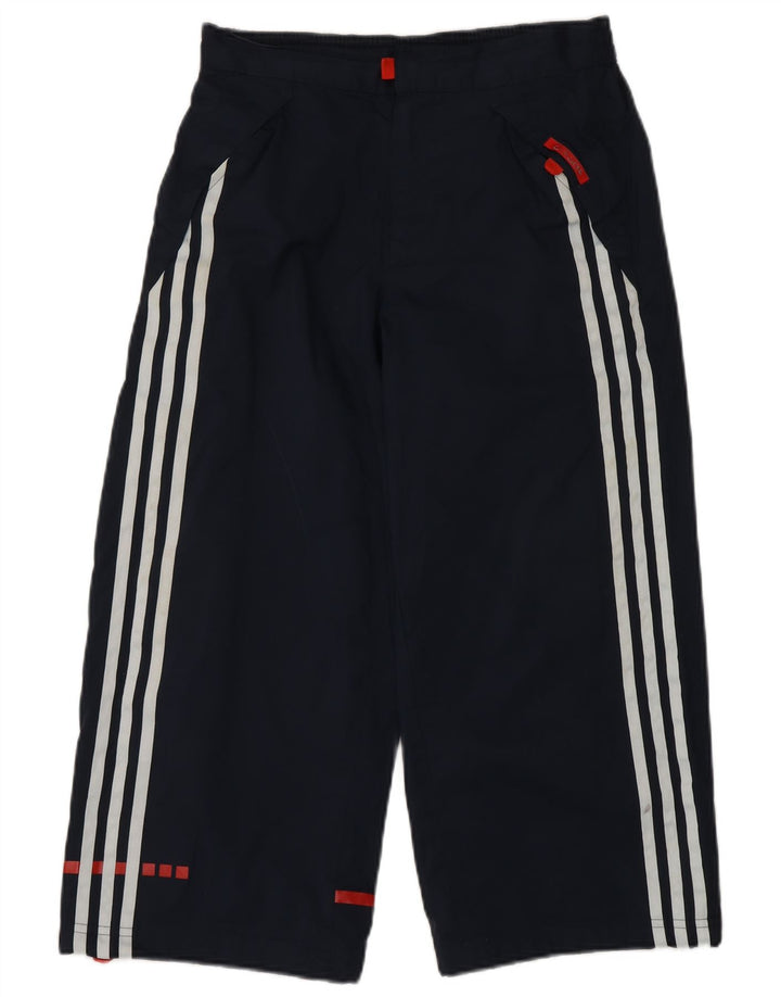 Calças de treino Adidas Boys Capri 13-14 anos azul marinho poliéster