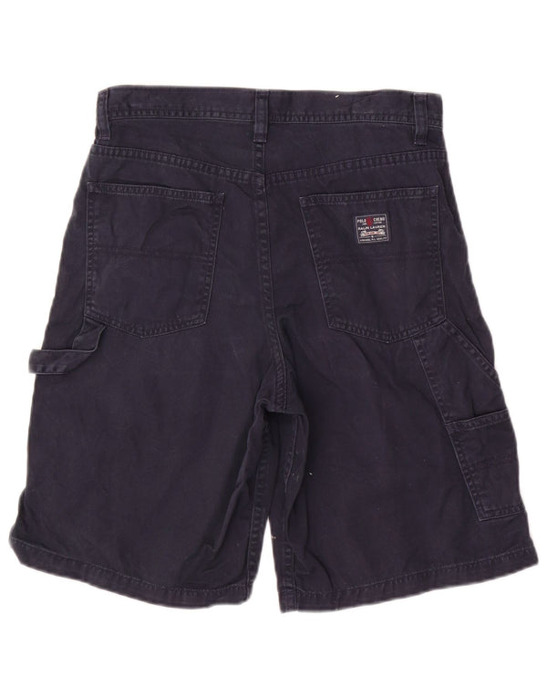 Shorts cargo masculino POLO RALPH LAUREN 11-12 anos W28 algodão azul marinho