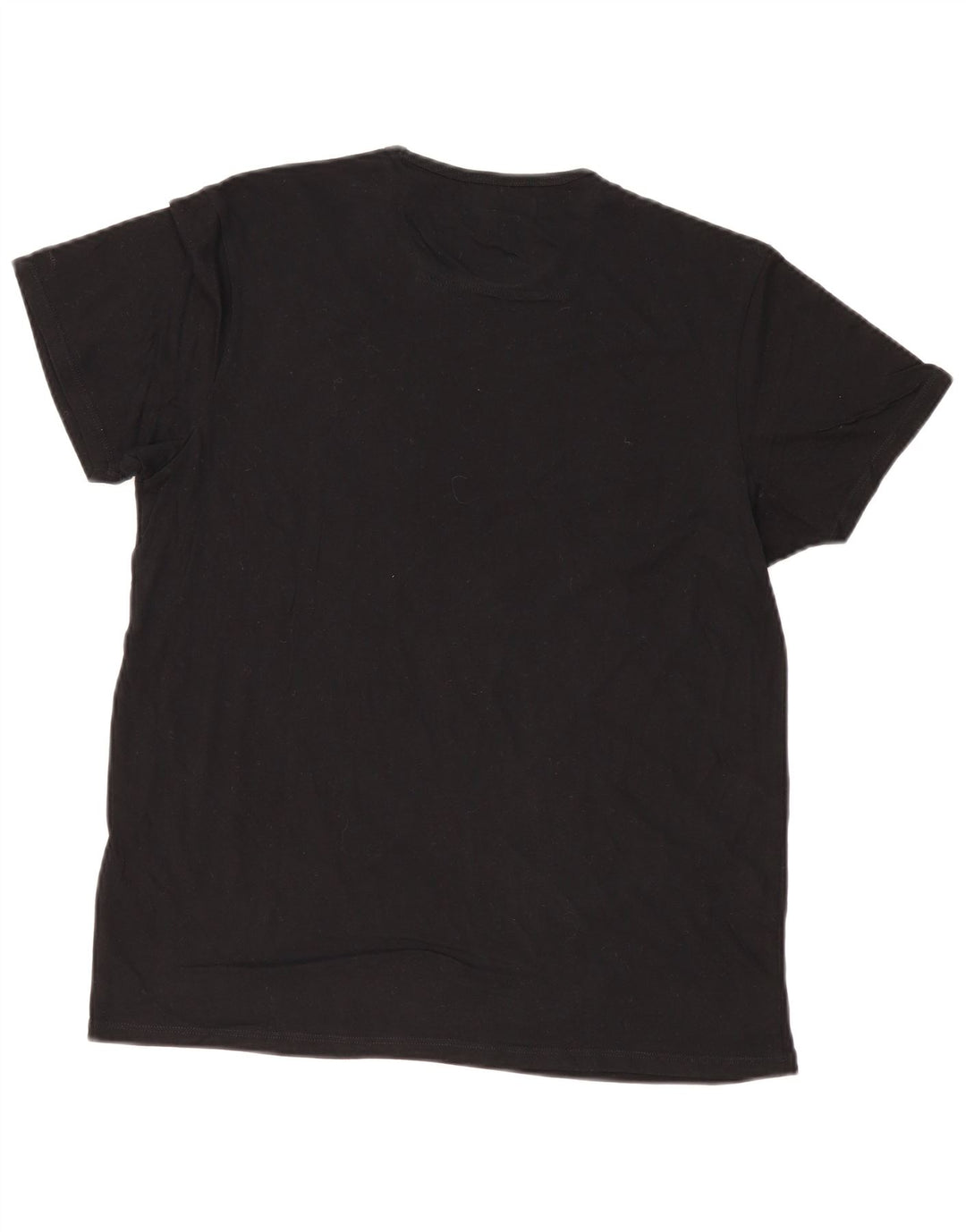 Camiseta gráfica masculina Ben Sherman Top médio algodão preto