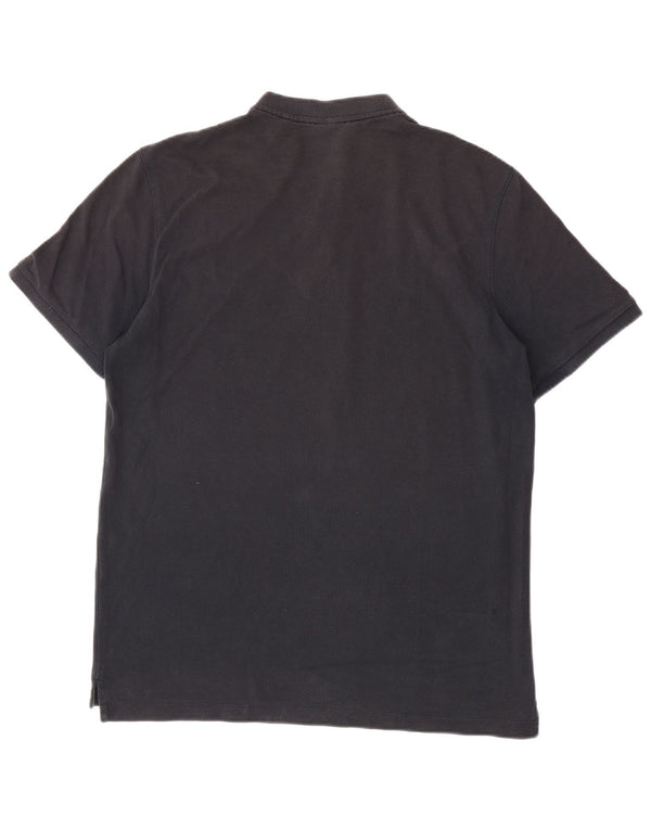 Camisa polo masculina Hugo Boss XL preta listrada
