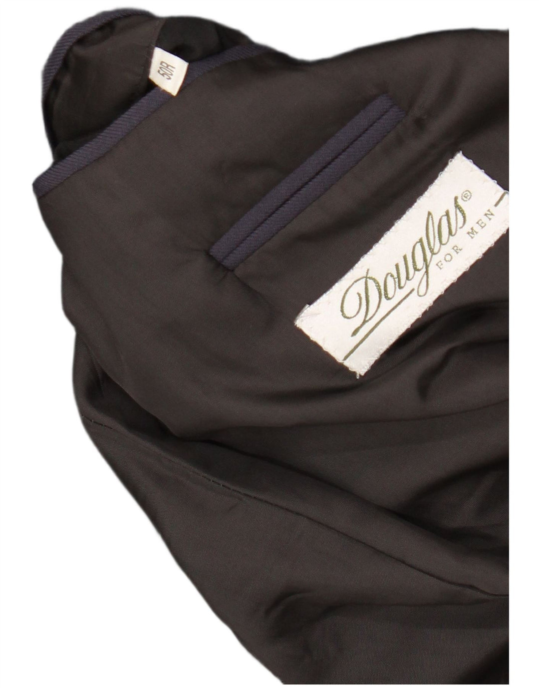 Jaqueta blazer masculina DOUGLAS com peito duplo UE 50 grande azul marinho