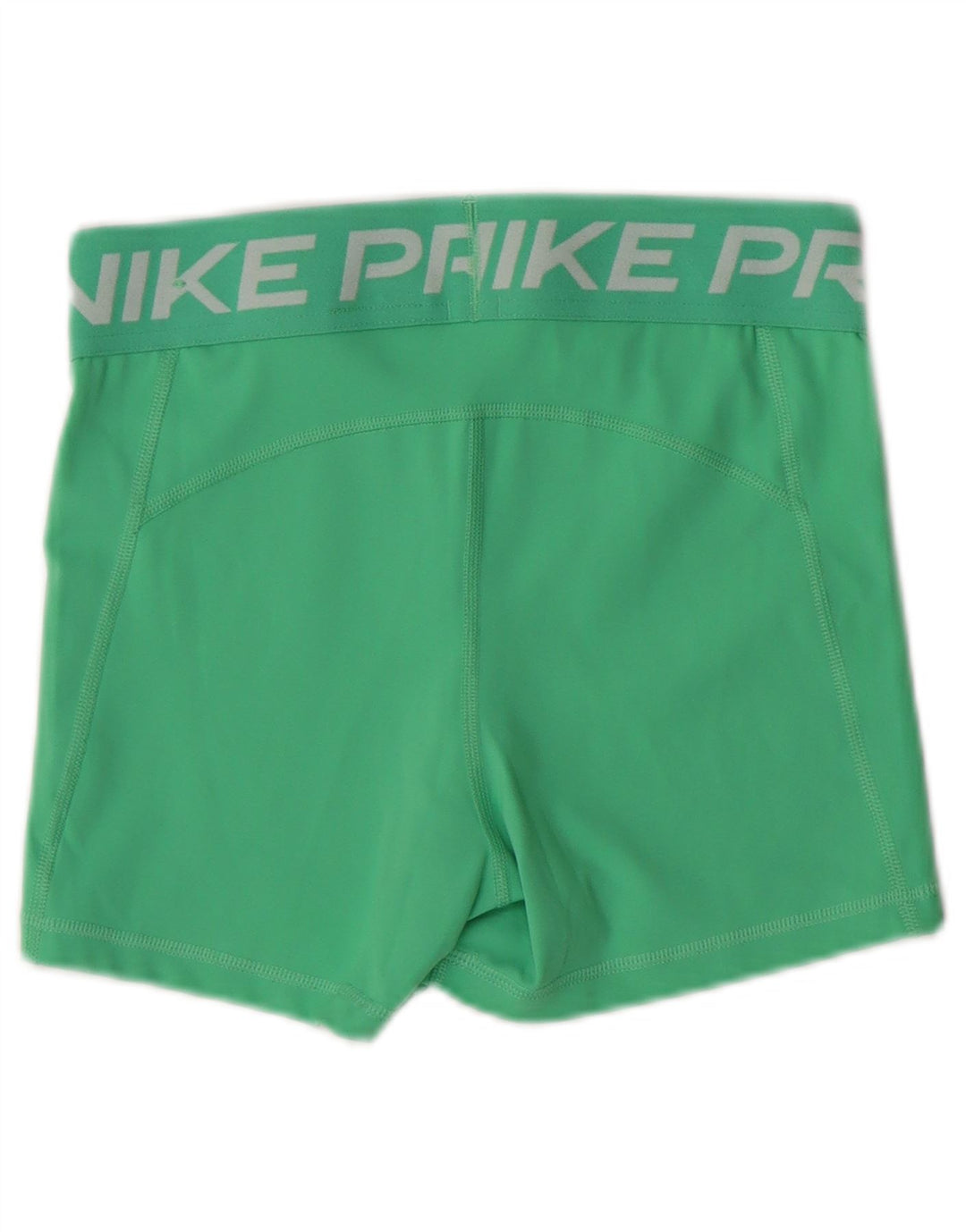 Shorts esportivos femininos NIKE Dri Fit Graphic UK 8 pequeno verde poliéster