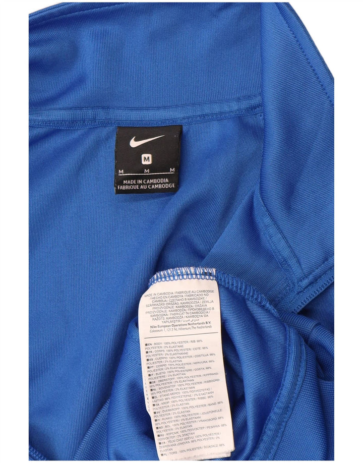 Nike Mens Tracksuit Top Jacket Médio Azul Colorblock Poliéster