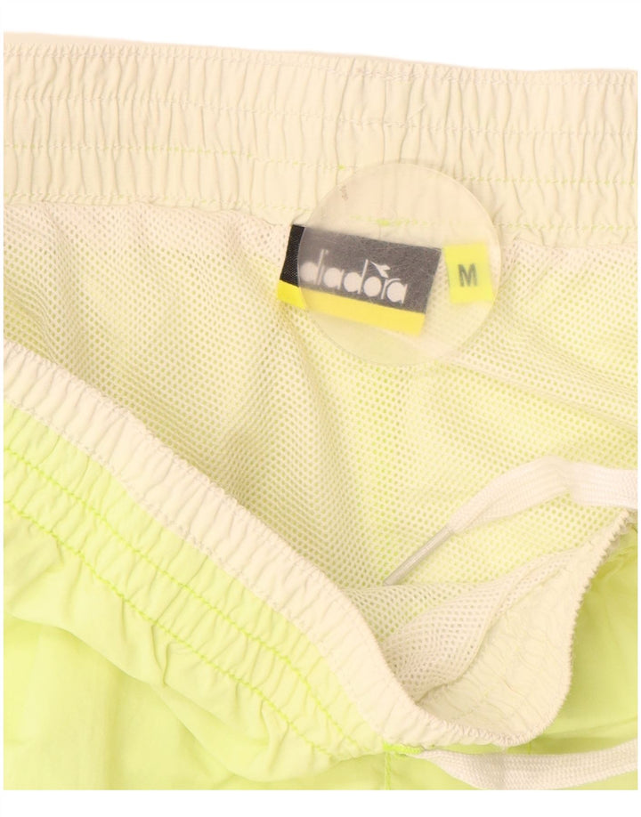Shorts de natação masculino Diadora médio amarelo poliamida