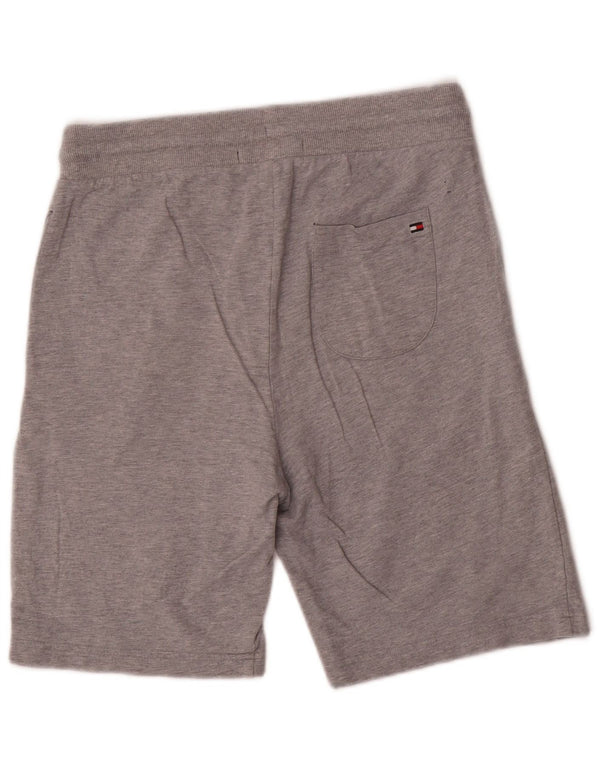 TOMMY HILFIGER Mens Sport Shorts Medium  Grey Cotton