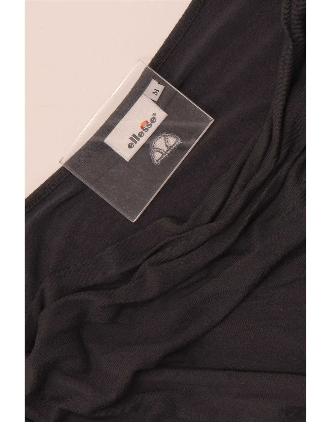 Ellesse Top feminino manga comprida UK 14 cinza médio