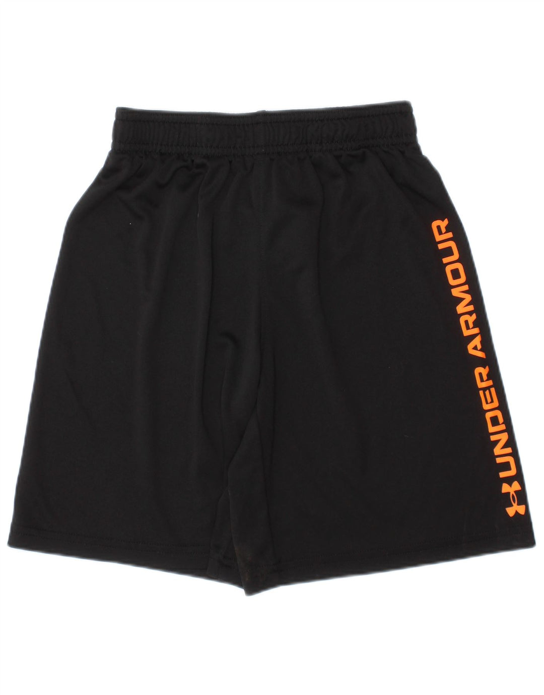 Shorts esportivos gráficos Under Armour Boys 6-7 anos preto poliéster
