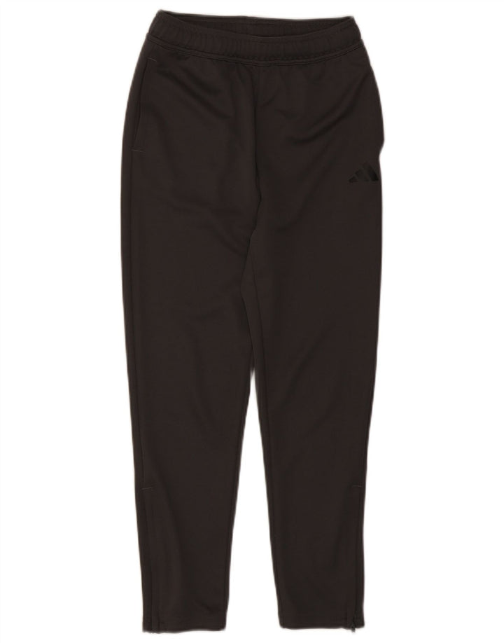 Calças de treino Adidas Boys Aeroready 11-12 anos cinza poliéster