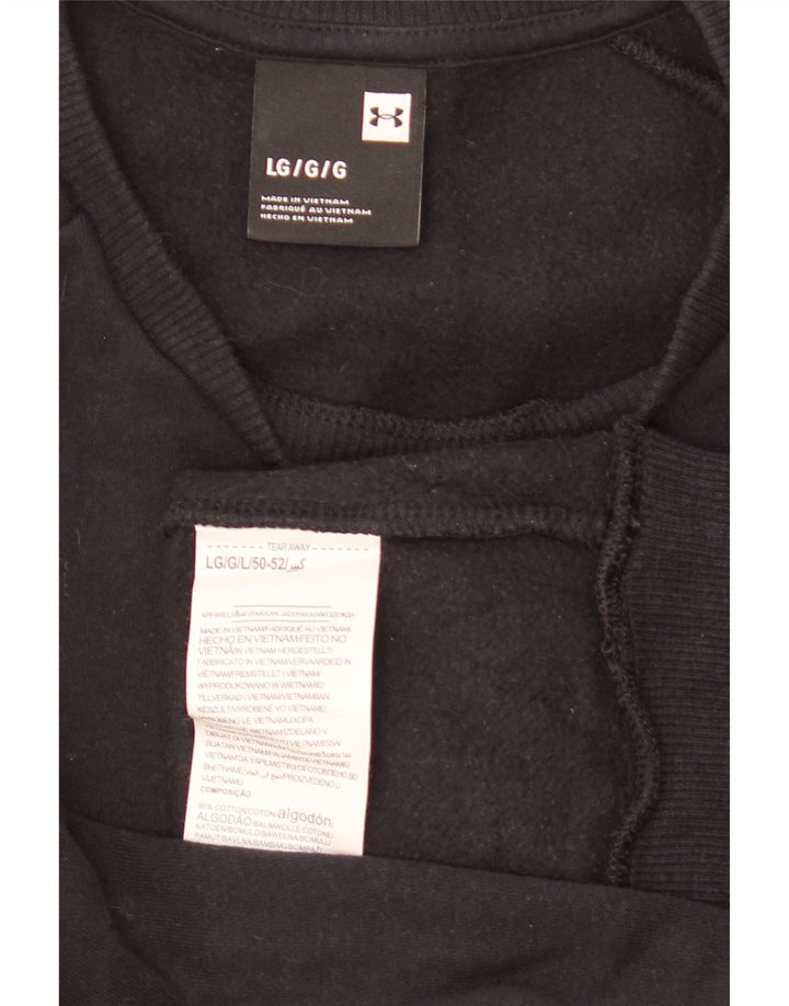 Under Armour moletom masculino jumper grande algodão azul marinho