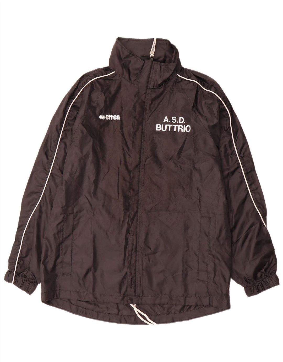Jaqueta de chuva masculina Errea Graphic UK 36 poliéster preto pequeno